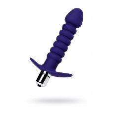 Силиконовый рельефный анальный вибратор ToDo by Toyfa Condal - фиолетовый - 14 см