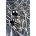 Металлические стринги с двумя шарами Metal by Toyfa с кольцами для бондажа