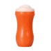 Компактный мастурбатор ротик A-Toys Nilla в оранжевой колбе - 14 см