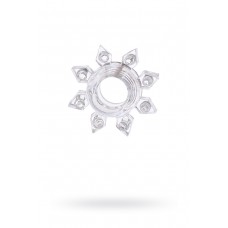 Эластичное эрекционное кольцо Lover Ring звезда - прозрачное