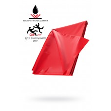 Виниловая простынь ToyFa Bed Sheet - 200х220 см - красная