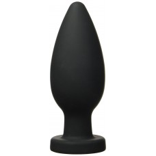 Анальная силиконовая пробка Tom of Finland размера XXL - чёрная - 17.1 см