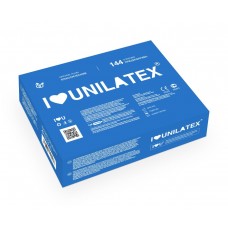 Классические латексные презервативы Unilatex Natural Plain - 1 блок, 144 шт