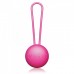 Вагинальный люкс-тренажер VNEW level 1 для новичков - шарик со смещенным центром тяжести - розовый