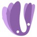 Вибратор для пар с анатомической регулировкой We-Vibe Chorus Purple с пультом, реагирующим на сжатие, и управлением со смартфона - фиолетовый